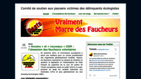 What Marredesfaucheurs.fr website looked like in 2022 (1 year ago)