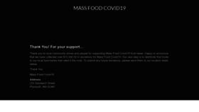 What Massfoodcovid19.org website looked like in 2022 (1 year ago)
