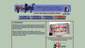 What Meowprints.com website looked like in 2022 (1 year ago)