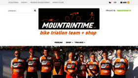 What Mountaintime.cz website looked like in 2022 (1 year ago)