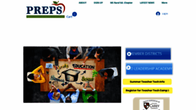 What Mspreps.org website looked like in 2022 (1 year ago)