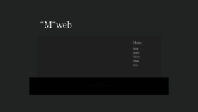What Mweb.cz website looked like in 2022 (1 year ago)