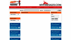 What Myfiresales.com website looked like in 2022 (1 year ago)