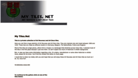 What Mytiles.net website looked like in 2022 (1 year ago)