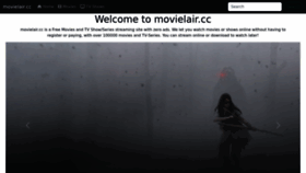 What Movielair.cc website looked like in 2022 (1 year ago)