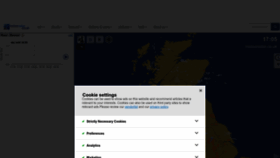 What Meteoradar.co.uk website looked like in 2022 (1 year ago)
