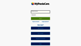 What My.thedacare.org website looked like in 2022 (1 year ago)