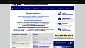 What Msm.torun.pl website looked like in 2022 (1 year ago)