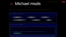 What Michaelmods.com website looked like in 2022 (1 year ago)
