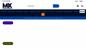 What Mxwholesale.co.uk website looked like in 2022 (2 years ago)