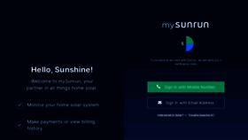 What Mysunrun.com website looked like in 2022 (1 year ago)