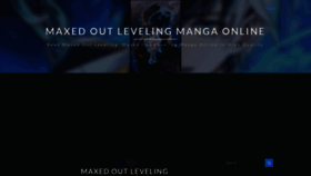 What Maxedoutleveling.com website looked like in 2022 (1 year ago)