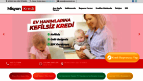 What Misyonkredi.com website looked like in 2022 (1 year ago)