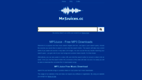 What Mp3juices.vip website looked like in 2022 (1 year ago)