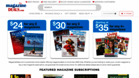 What Magazinedeals.com website looked like in 2022 (2 years ago)