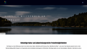 What Moehnesee.de website looked like in 2022 (1 year ago)