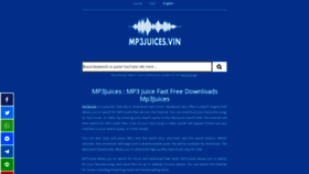 What Mp3juices.vin website looked like in 2022 (1 year ago)