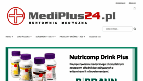 What Mediplus24.pl website looked like in 2022 (1 year ago)