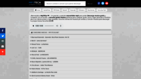 What Mp3teca.me website looked like in 2022 (1 year ago)