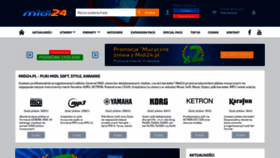 What Midi24.pl website looked like in 2022 (4 years ago)