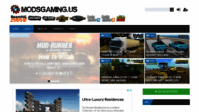 What Modsgaming.us website looked like in 2022 (1 year ago)