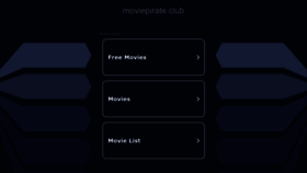 What Moviepirate.club website looked like in 2022 (1 year ago)