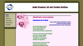What Meinekraft.ch website looked like in 2022 (1 year ago)