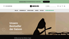What Misterspex.de website looked like in 2022 (1 year ago)