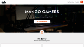 What Mangogamers.com website looked like in 2022 (1 year ago)