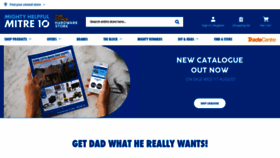 What Mitre10.com.au website looked like in 2022 (1 year ago)