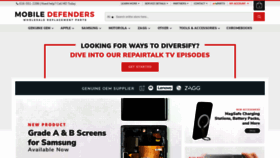What Mobiledefenders.com website looked like in 2022 (1 year ago)