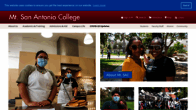 What Mtsac.edu website looked like in 2022 (1 year ago)