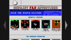 What Mspfa.com website looked like in 2022 (1 year ago)
