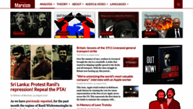 What Marxist.com website looked like in 2022 (1 year ago)