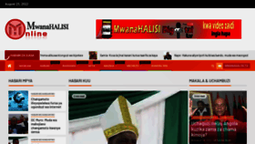 What Mwanahalisionline.com website looked like in 2022 (1 year ago)