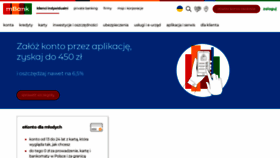 What Mbank.pl website looked like in 2022 (1 year ago)