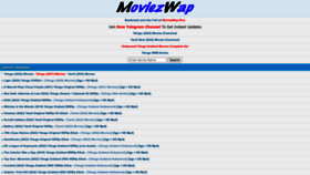 What Moviezwap.pics website looked like in 2022 (1 year ago)