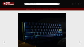 What Mechkeyboards.co.uk website looked like in 2022 (1 year ago)