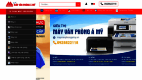 What Mayvanphongamy.com.vn website looked like in 2022 (1 year ago)