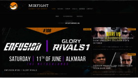 What Mixfight.nl website looked like in 2022 (1 year ago)