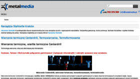 What Metalmedia.pl website looked like in 2022 (1 year ago)