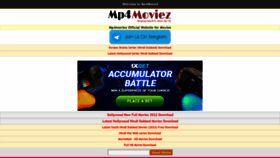 What Mp4moviez.global website looked like in 2022 (1 year ago)