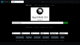 What M4ufree.to website looked like in 2022 (1 year ago)