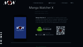 What Mangawatcherx.com website looked like in 2022 (1 year ago)