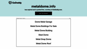 What Metaldome.info website looked like in 2022 (1 year ago)