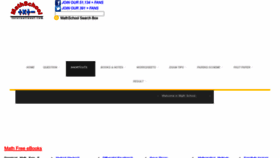 What Mathschoolinternational.com website looked like in 2022 (1 year ago)