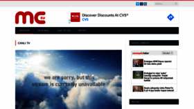 What Mceu.tv website looked like in 2022 (3 years ago)