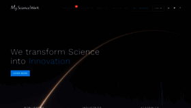 What Mysciencework.com website looked like in 2022 (1 year ago)