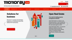 What Monoray.net website looked like in 2022 (2 years ago)