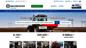 What Machineseeker.com website looked like in 2022 (1 year ago)